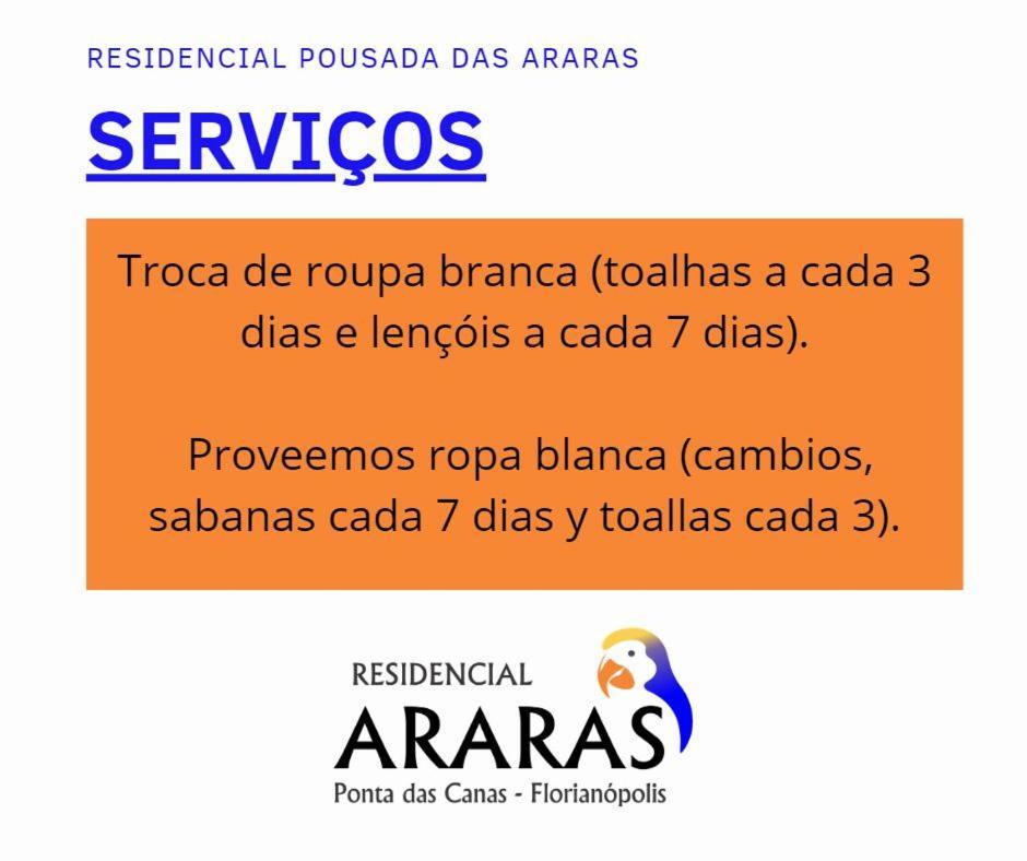 Residencial Pousada Das Araras Florianópolis 외부 사진